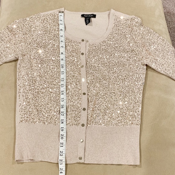 WHBM sequin cardigan - Picture 5 of 8